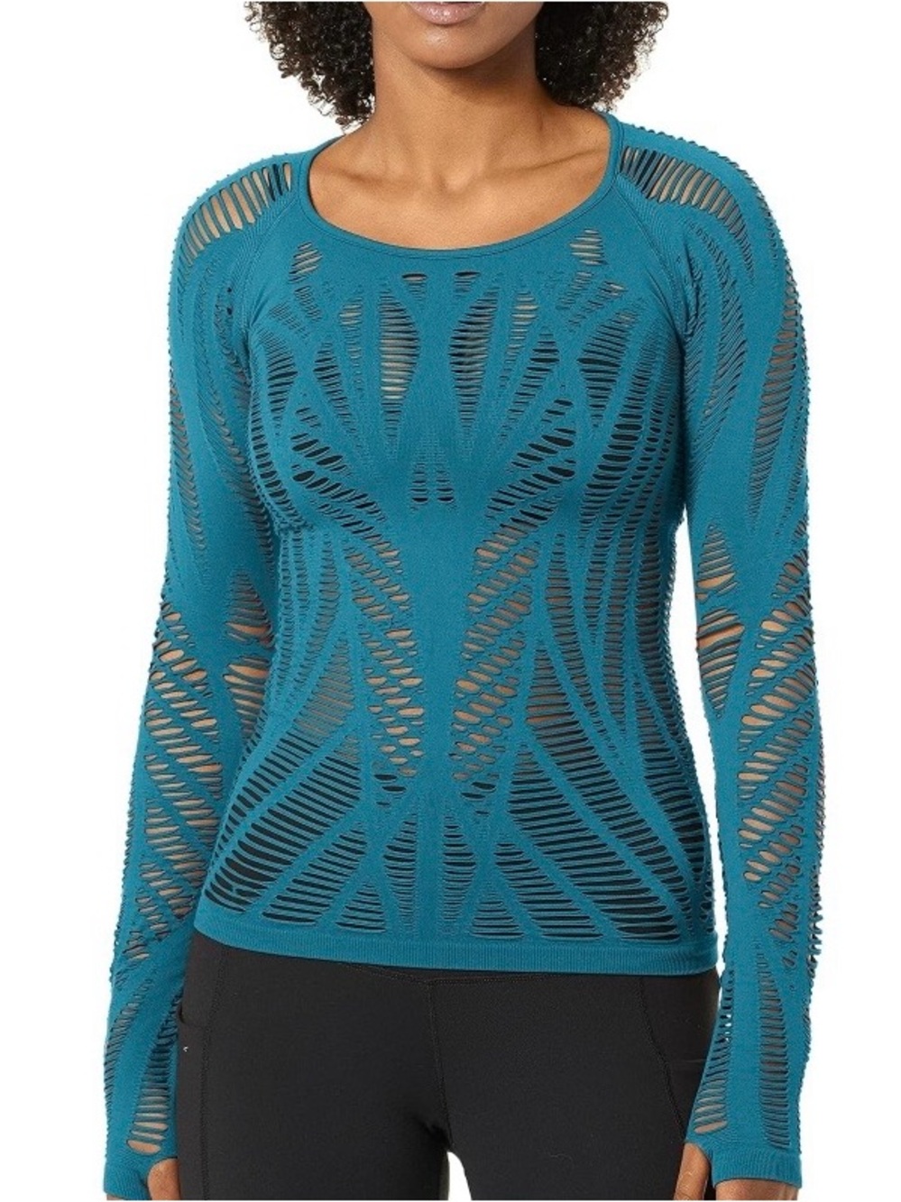 ALO Yoga Wanderer Long Sleeve YogaTop. Small.